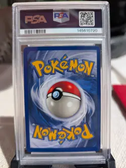Pokemon Fossil 1st Edition Lapras Holo Rare 10/62 (1999) PSA 8 - Image 2