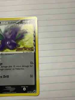 Pokemon Nidorino Stamped Holo Card #35/101 Dragon Frontiers Delta Species NM - Image 2