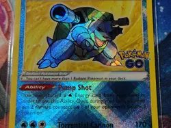 The Pokemon Company Radiant Blastoise 018/078 Pokemon GO Holo Radiant Rare - Image 4