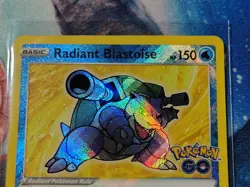 The Pokemon Company Radiant Blastoise 018/078 Pokemon GO Holo Radiant Rare - Image 5