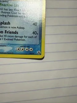 Wailord 14/92legend Maker Reverse Holo Stamped Pokemon TCG - LP - Image 4