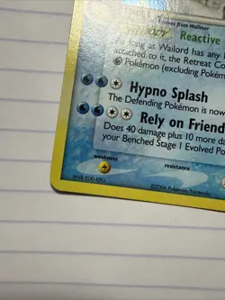 Wailord 14/92legend Maker Reverse Holo Stamped Pokemon TCG - LP - Image 5