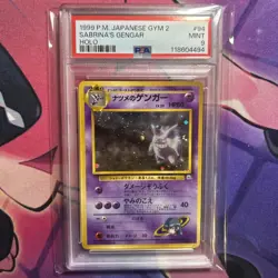 1999 Pokemon Japanese Gym 2 Holo #94 Sabrina's Gengar PSA 9 BANNED ART - Image 3