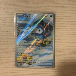 Pokemon Piplup - Illustration Rare ME02: Phantasmal Flames 098/094 LP - Image 1