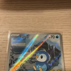Pokemon Piplup - Illustration Rare ME02: Phantasmal Flames 098/094 LP - Image 4
