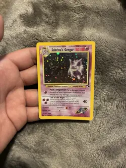 Pokemon TCG Sabrina's Gengar 14/132 Gym Challenge Holo Rare Unlimited 80 HP - Image 2