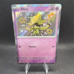 Abra - 148/091 - Pokemon Paldean Fates Shiny Rare Card NM - Image 1
