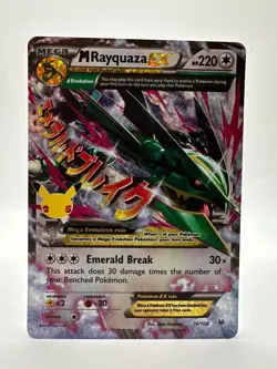 Pokemon M Rayquaza EX Roaring Skies Ultra Rare Holo Card 76/108 NM - Image 1