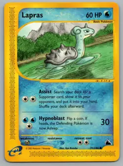 Lapras 71/144 Common Skyridge Pokemon Lightly Played - Image 1