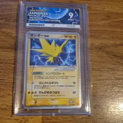 Zapdos ex Pokemon 2004 Holo 2nd Season Sub Promo Japanese 011/PLAY PSA 9 - Image 1