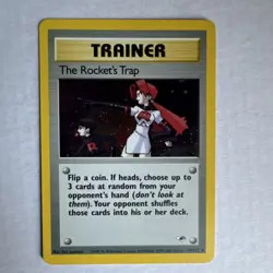 High Grade! Pokemon TCG Rocket's Trap Gym Heroes Holo Rare 19/132 Wizards 2000 - Image 1