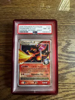 PSA 8 2009 Pokemon Supreme Victors Charizard G Lv.X Holo 143/147 - Image 1