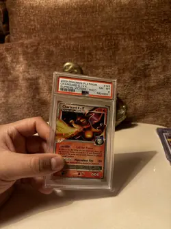 Charizard G LV.X Holo 143/147 PSA 8 NM-MT Pokemon Supreme Victors Holo-SWIRL - Image 1