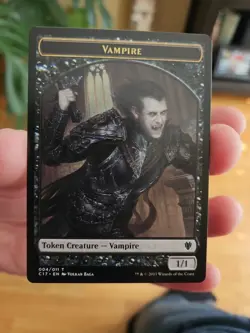 MTG Vampire Zombie Double-sided Token T Commander 2017 NM - Image 2