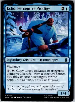 Echo, Perceptive Prodigy 51 Marvel Super Heroes Magic: The Gathering Foil NM - Image 1