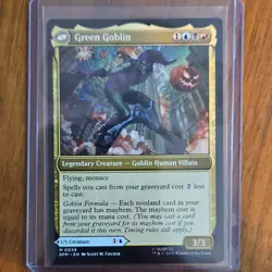 Magic: The Gathering SPM Norman Osborn & Green Goblin Legendary Creature Cards - Image 2