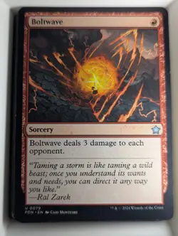 Boltwave 79 Uncommon Foundations Magic: The Gathering Near Mint - Image 1