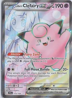 Lillie's Clefairy ex Promo SV: Scarlet & Violet Promo Cards 195 NM - Image 1