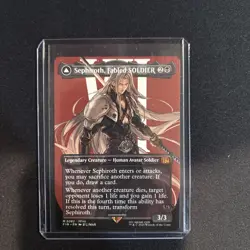 Sephiroth, Fabled SOLDIER One-Winged Angel MTG 382 BORDERLESS non foil - Image 1
