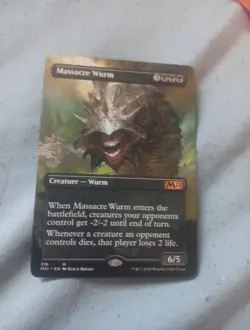 MTG: Core Set 2021: Alternate Art Massacre Wurm: Lightly Played Condition - Image 1