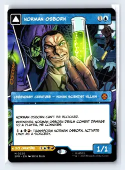 MTG Norman Osborn // Green Goblin (Borderless) #220 Marvel's Spider-Man - Image 1