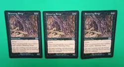 Magic the Gathering MTG Urza's Saga SKITTERING SKIRGE X 3 MP C 1998 Nice! - Image 2