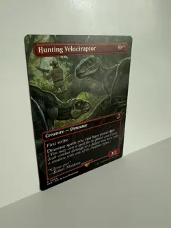 Hunting Velociraptor (Borderless) Universes Beyond: Jurassic Park (0004) NM - Image 2