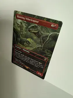 Hunting Velociraptor (Borderless) Universes Beyond: Jurassic Park (0004) NM - Image 3