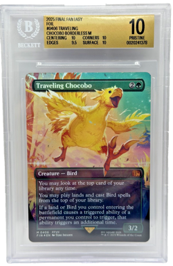 Magic: The Gathering Final Fantasy Traveling Chocobo #0406 BGS 10 Pristine MTG - Image 1