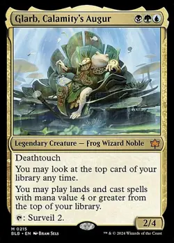 Magic The Gathering MTG GLARB, CALAMITY'S AUGUR Bloomburrow NM Near Mint - Image 1