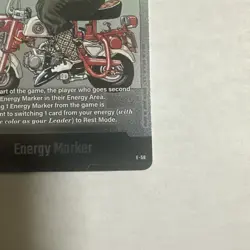 Dragon Ball Super Card Game Fusion World SB01 Manga Booster Energy Marker E-58 - Image 4