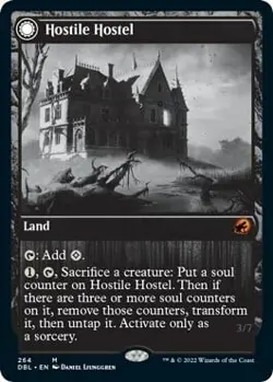 Magic The Gathering MTG HOSTILE HOSTEL Innistrad: Double Feature NM - Image 1