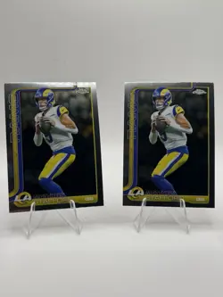 2025 Topps Chrome Matthew Stafford Los Angeles Rams Lot (2) #169 - Image 1