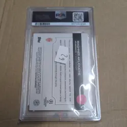 Topps Uefa Club Competitions 2024/25 Maghes Akliouche Rain Drops Gem Mint 10 psa - Image 3