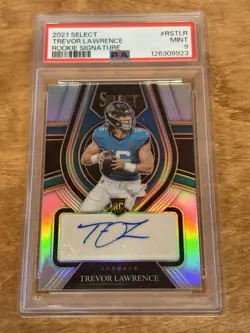 2021 Select Trevor Lawrence Rookie Signature Auto /49 #RSTLR PSA 9 - Image 1