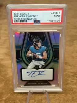 2021 Select Trevor Lawrence Rookie Signature Auto /49 #RSTLR PSA 9 - Image 4