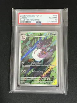 Arbok 176/162 PSA 10 Illustration Rare Temporal Forces Pokemon Card FAST SHIP - Image 3