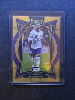 2024-25 Panini Select Fifa - Terrace Michael Olise #71 Gold Prizm /10 - Image 1