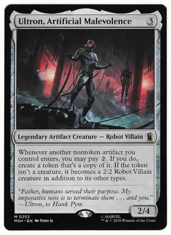 Ultron, Artificial Malevolence Marvel Super Heroes (MSH) #0252 NM MTG - Image 1
