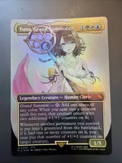 Yuna, Grand Summoner - Borderless NM - Regular - Final Fantasy - MTG English - Image 1