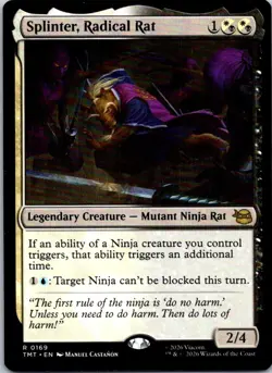 SPLINTER, RADICAL RAT 0169 R TEENAGE MUTANT NINJA TURTLES - Image 1