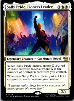 SALLY PRIDE, LIONESS LEADER 0024 R TEENAGE MUTANT NINJA TURTLES - Image 1