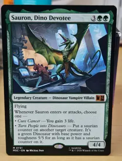 Sauron, Dino Devotee Commander: Marvel Super Heroes Regular - Image 1