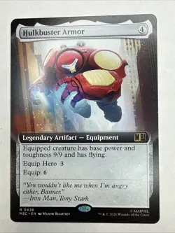 Hulkbuster Armor (Extended Art) Commander: Marvel Super Heroes Regular NM - Image 1