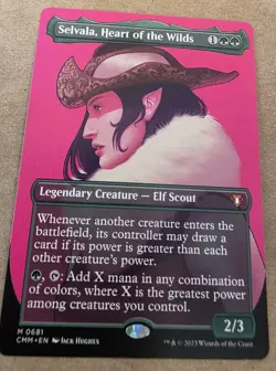 Selvala, Heart of the Wilds - (Borderless) Commander Masters Regular - Mtg - Image 1