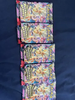 6x Ascended Heroes Booster Packs Pokemon Tcg Factory Sealed 🔥 - Image 1