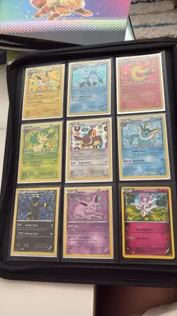 Pokemon 9 Eeveelution Set Black & White Promo BW87 - BW94 Holo+ Sylveon XY04 - Image 1