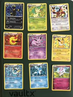 Pokemon 9 Eeveelution Set Black & White Promo BW87 - BW94 Holo+ Sylveon XY04 - Image 5