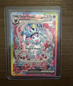 Pokemon TCG Sylveon ex 156/131 SV Prismatic Evolutions Tera Full Art SIR Holo EN - Image 1