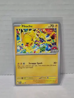 Pokemon TCG - Black Star Promo Card - World Championship 2025 - Pikachu 225 - Image 1